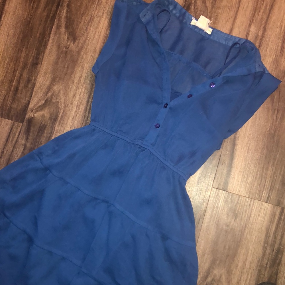 Staring at Stars sheer blue dress